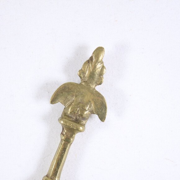 Solid brass Inca angel soda bottle opener - Picture 6 of 10